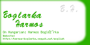 boglarka harmos business card